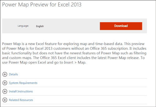 Power map excel 2016 download mac iso